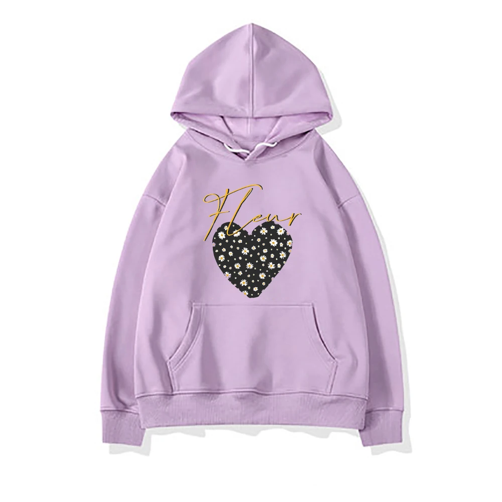 

Fleer Printing Woman Sweatshirts 2021 Fashion Hip Hop Warm Hoodie Fashion Casual Clothes Autumn Loose Female Hoodies