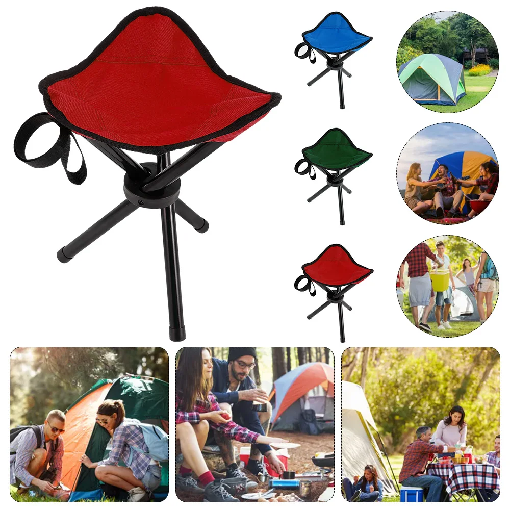 Складной стул для путешествий яркий кемпинга на открытом воздухе портативный