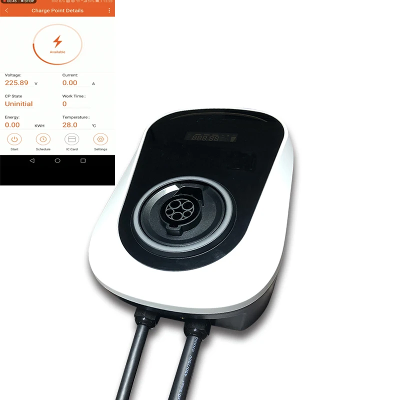 32A EV зарядная станция 7.2kw тип 1 разъем для зарядной станции электромобиля ev разъем