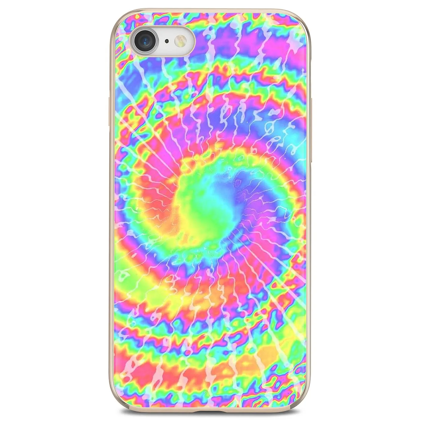 Мягкий чехол-накладка для iPhone 11 Pro 4 4S 5 5S SE 5C 6 6S 7 8X10 XR XS Plus Max iPod Touch Tye окрашенный