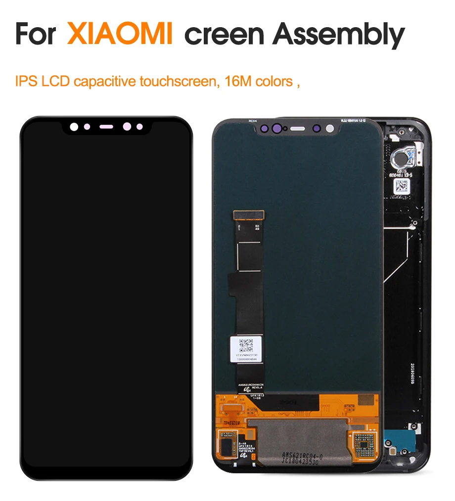Супер AMOLED для 6,2" Xiaomi mi 8 Xiao mi 8 mi 8 ЖК-дисплей рамка+ сенсорный экран панель дигитайзер Замена