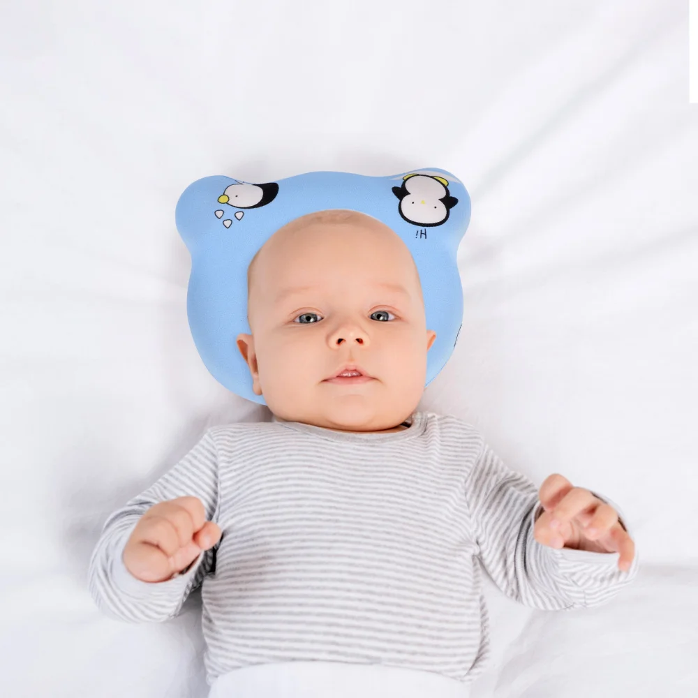 

1pc Lithe Cotton Newborn Head Shaping Sleeping Pillow for Preventing Flat Head