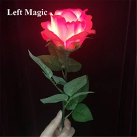 lighting rose remote control button 1 flowers magic trick flower magic close up magic stage magic for lover romantic props