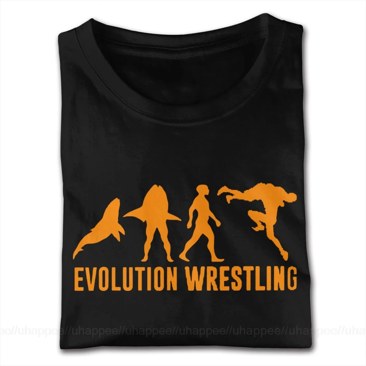 Мужская футболка с коротким рукавом рисунком рыб|Мужские футболки| |