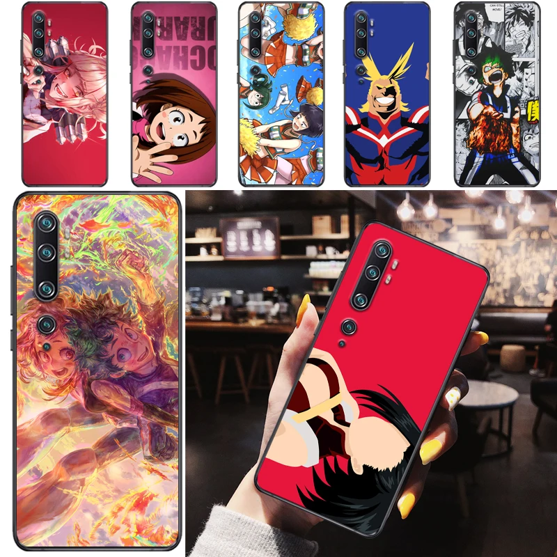 

My Hero Academia Tomura Boku Bakugou Katsuki Dabi Shigaraki Todoroki Shouto Phone Case For Xiaomi Mi CC9 Pro CC9e Funda Carcasa