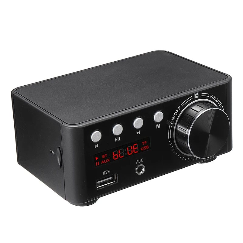 Mini bluetooth 5.0 HiFi TPA3116 Digital Amplifier Stereo Audio 2.0 Channel Class D Sound Power Amplifiers 50Wx2 | Электроника