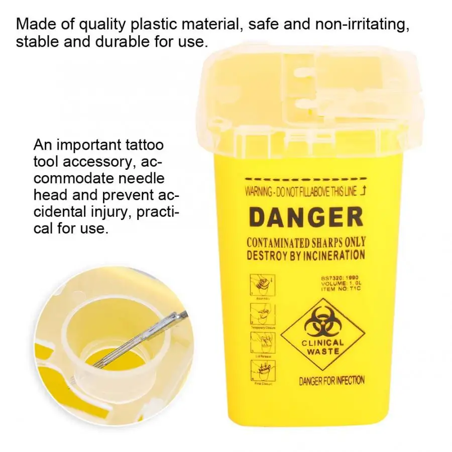 Make Up заброшенных игла для тату машинок ящик хранения одноразовые иглы головка