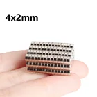 Круглый редкоземельный магнит  4x2 мм N35, мощный дисковый магнит, магнит, магнит для рукоделия, большое количество