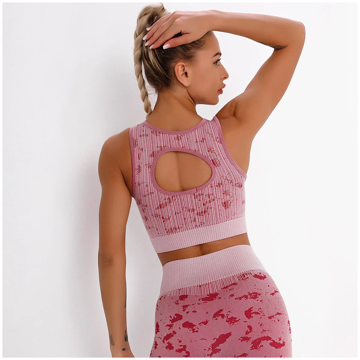 

Quick-drying yoga vest beauty back outdoor professional sports running seamless fitness bra