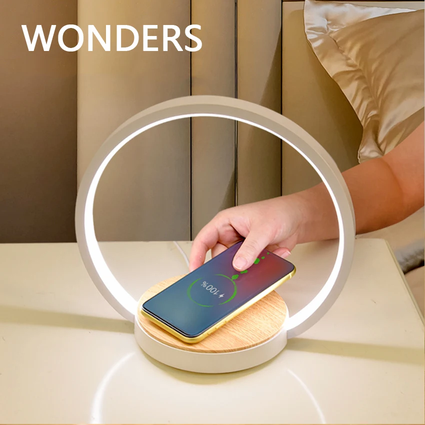 

Нордическая новая настольная лампа с 3 уровнями регулировки яркости, светодиодный прикроватный ночсветильник с сенсорным управлением, Сов...