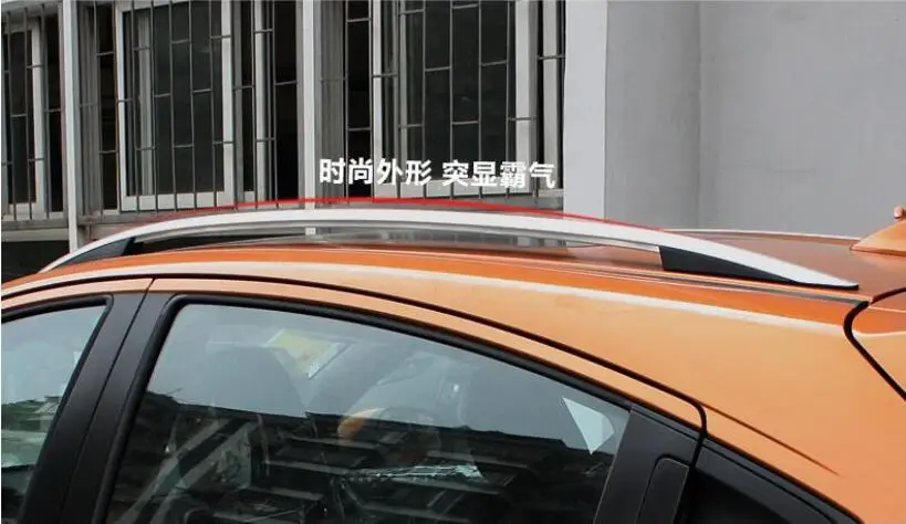 

For Honda VEZEL XR-V 2014-2018 Roof Rack Rails Bar Luggage Carrier Bars top Racks Rail Boxes Aluminum alloy 3m paste