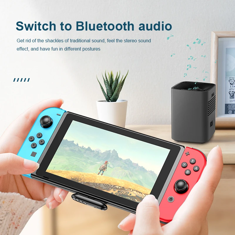 Беспроводной Bluetooth совместимый передатчик 5 0 приемник для Nintendo Switch стерео аудио