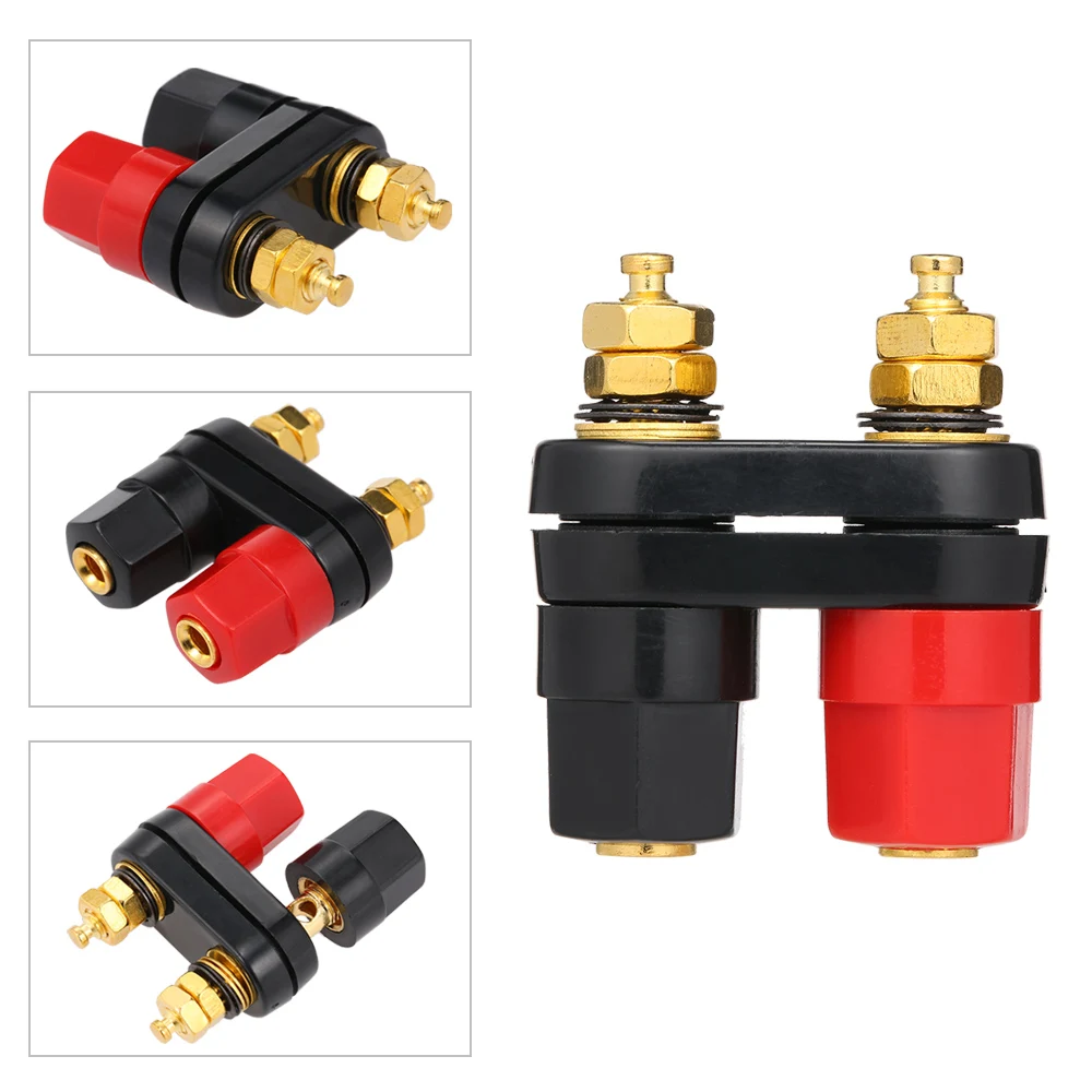 4 мм Банановая розетка двойной женский клеммный связующий штырь для динамика