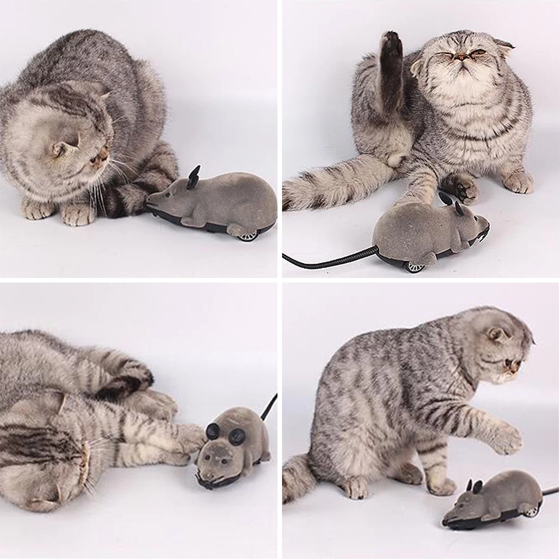 

1pcs Wireless Remote Control Electronic Rat Mouse Pet Cat Puppy Kids Toy Gifts