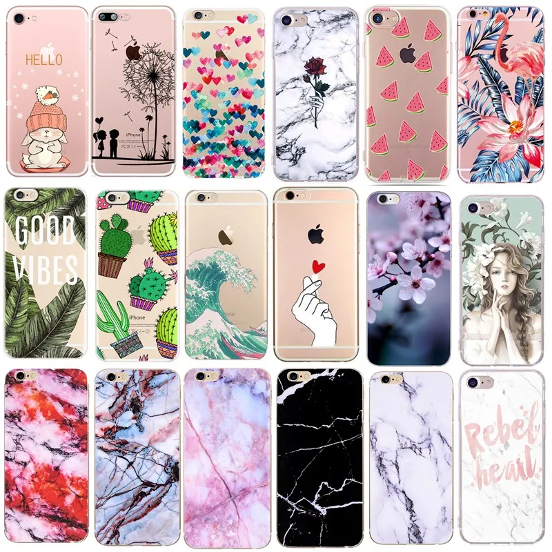 Мягкий чехол для телефона apple iphone 5 чехол-накладка из силикона с мультяшными