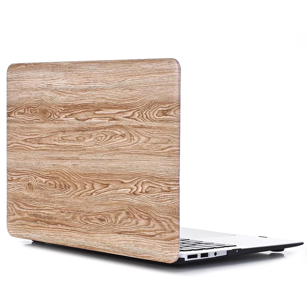 Модный чехол с рисунком под дерево для MacBook Air retina Pro 11 12 13 15 дюймов, сумка для ноутбука, чехол, Сменный Чехол - Цвет: Небесно-голубой