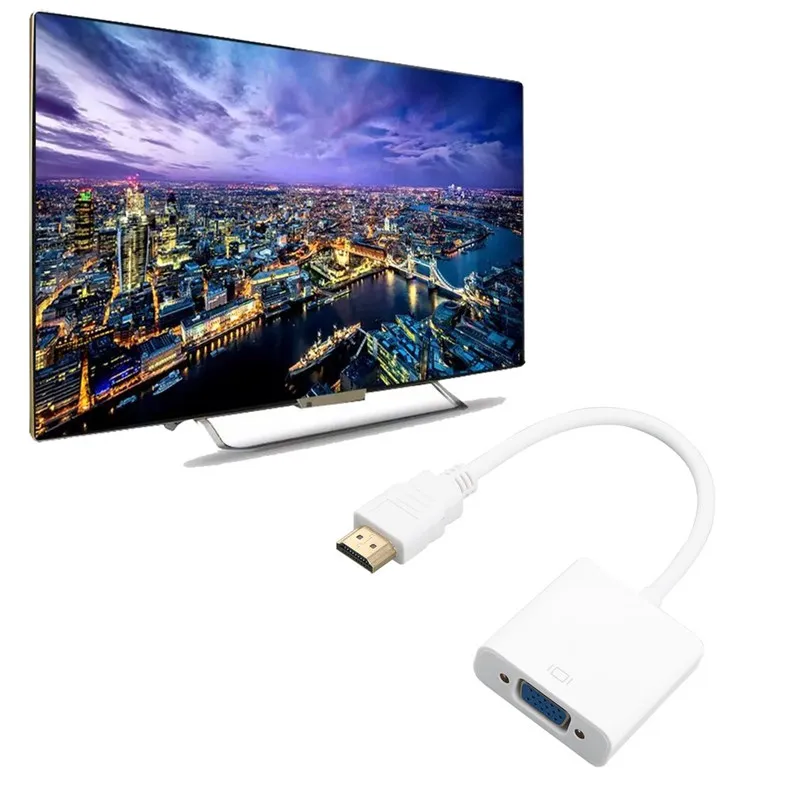 Hdmi к vga RGB vga к hdmi кабель видео адаптер HDMI кабель 1080P HD ТВ монитор для телевидения smart tv adaptador