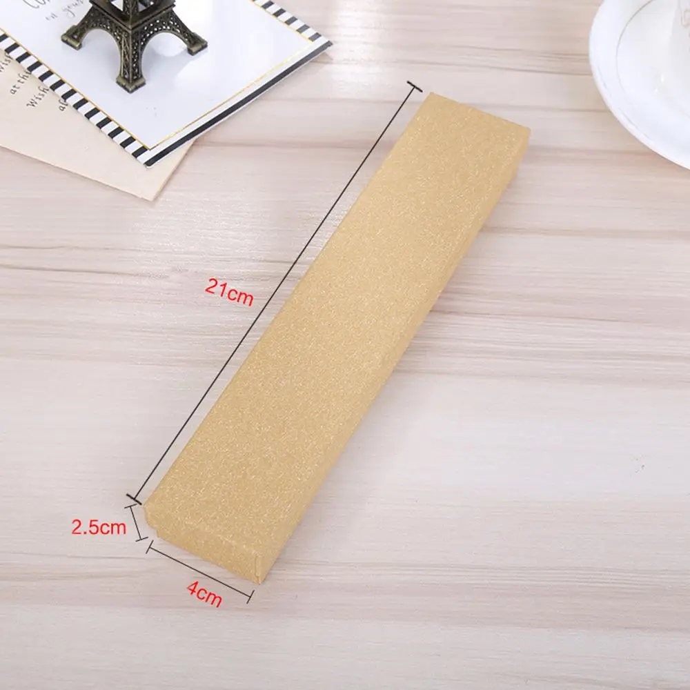 

1 Piece New Arrival Long Necklace Bracelet Jewelry Box Creative Gift Box Jewelry Box Wholesale 21*4*2.5cm Simple Style