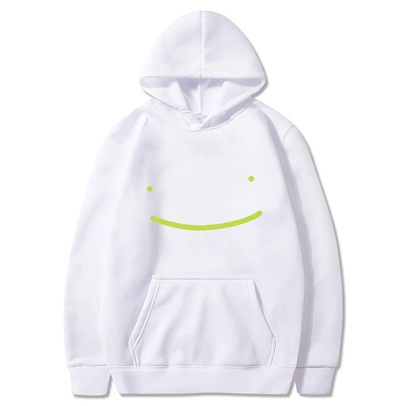 

Dream Smp Hoodie 2021 Pullover Smile Merch Japanese Streetwear Women Wastaken Unisex Carton Print Tops Punk