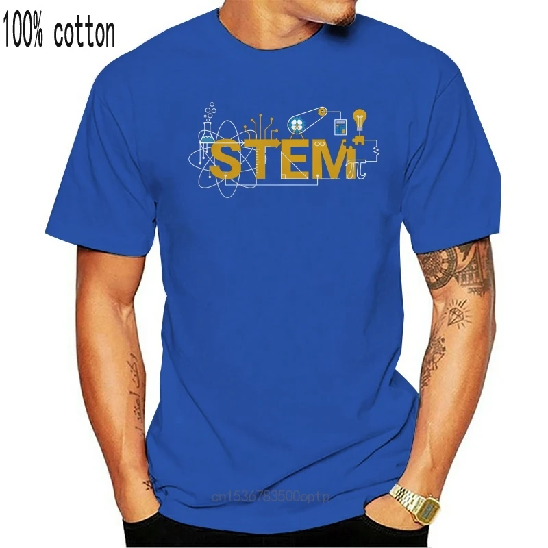 

New STEM SCIENCE TECHNOLOGY ENGINEERING MATH STUDENT Mens Black T-Shirt