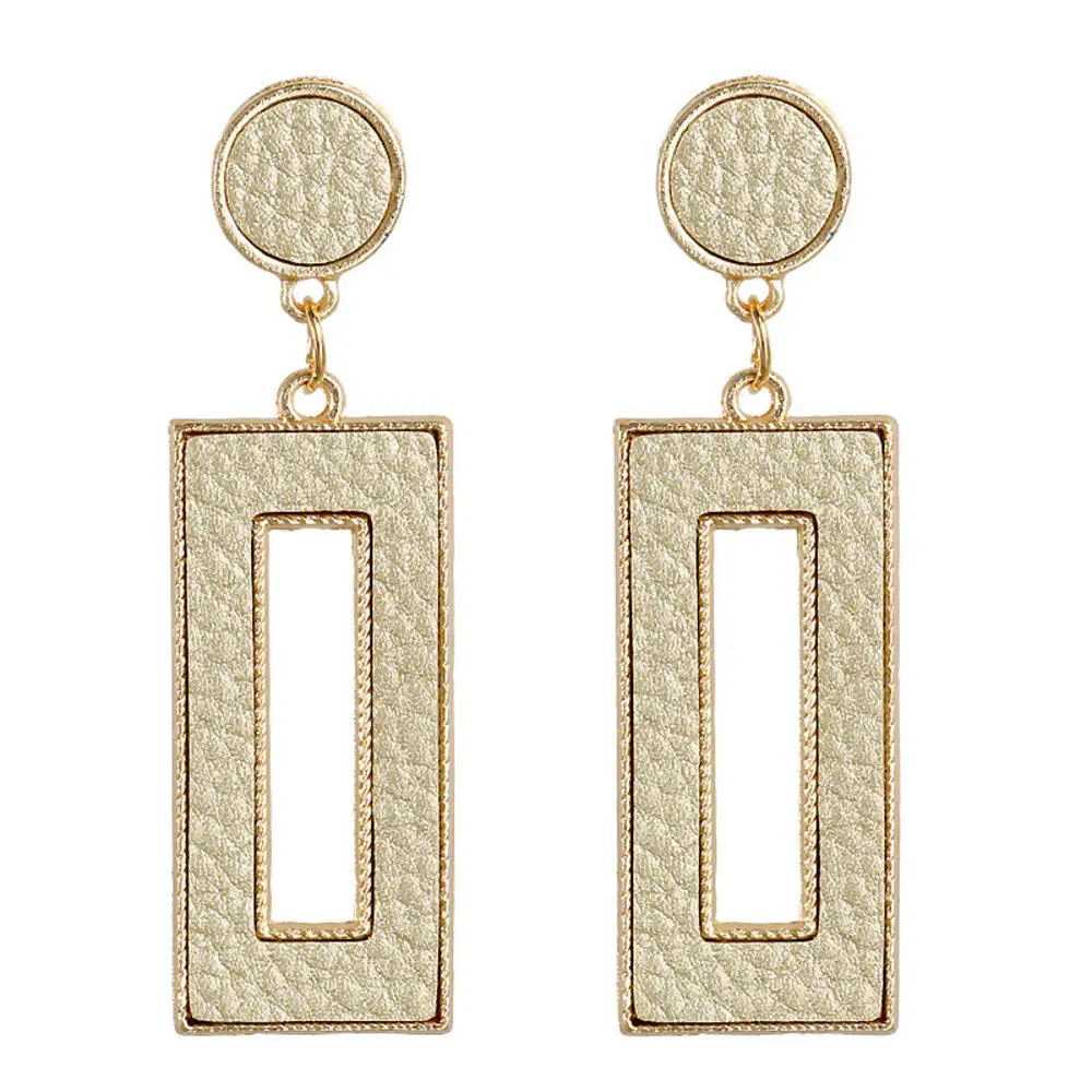 1 пара Геометрические Квадратные серьги подвески из искусственной