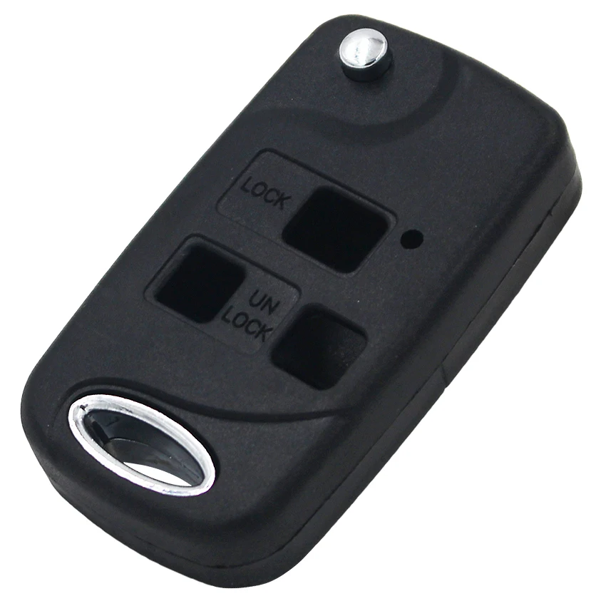 Новый Сменный 3 кнопочный флип брелок для ключей чехол складного дистанционного