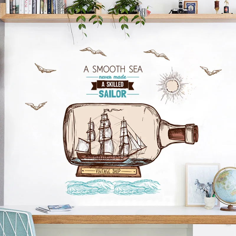 Стикеры стены s Гостиная Украшение творческий прикроватная тумбочка для спальни