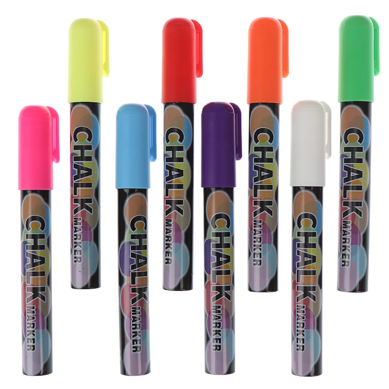 1 шт. 8 видов цветов цветной двойной жидкий мел хайлайтер флуоресцентный неоновый