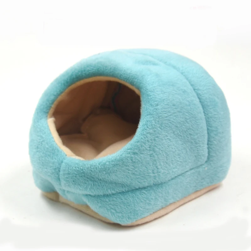 soft fleece hamster bed sleeping bag small pets cave nest bed cushion warm slippers pet house free global shipping