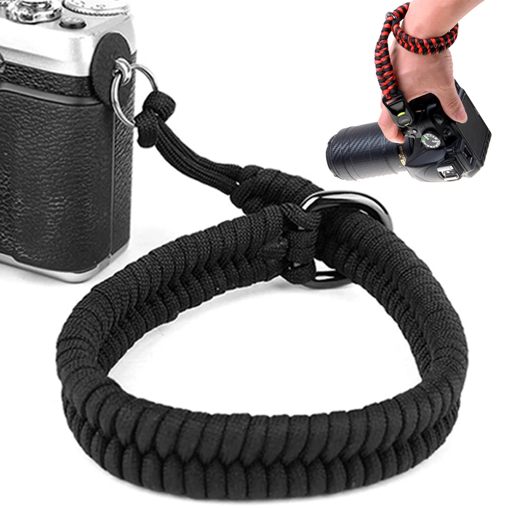 Handmade Camera Braided Wrist Strap SLR Canon Nikon Pentax Sony Fuji Leica Olympus Micro Single Quick Release Rope | Электроника