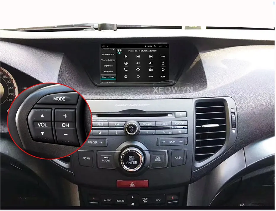 Android 8,1 ROM32GB четырехъядерный процессор для honda Accord 8 corsour Europe 2008-2013 автомобильный Радио gps навигационный плеер радио мультимедиа HD