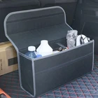 Органайзер для багажника автомобиля, автомобильный ящик для хранения из мягкого войлока, контейнер для груза, сумка для багажника, многофункциональный держатель для хранения порядка