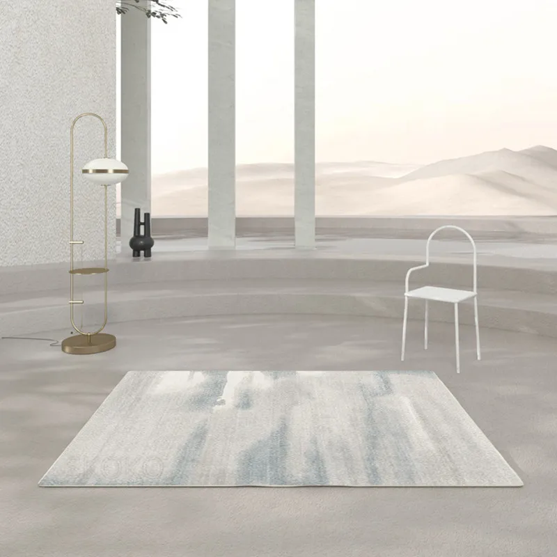 Modern Minimalist High-End Nordic Wabi Style Home Bedroom Custom Floor Light Luxury Carpet Living Room Sofa Coffee Table Blanket | Дом и сад