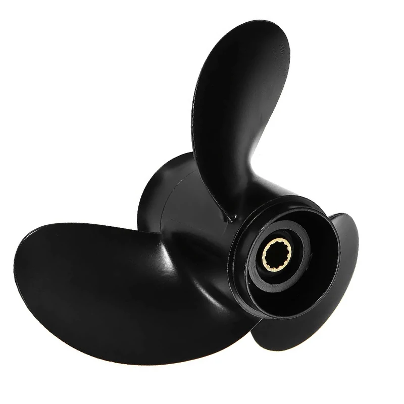 

8.5 x 7.5 8-9.8HP 3-Blades 12-Spline Tooth Aluminum Alloy Marine Outboard Propeller 3B2-64515-0 For Tohatsu For Nissan/Mercury