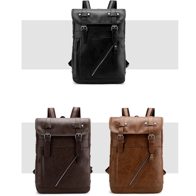 Школьные сумки от кражи mochila hombre, водонепроницаемые, для путешествий, в винтажном стиле, для ноутбука, черный кожаный рюкзак для мужчин, дизайнерские, повседневные, sac a dos