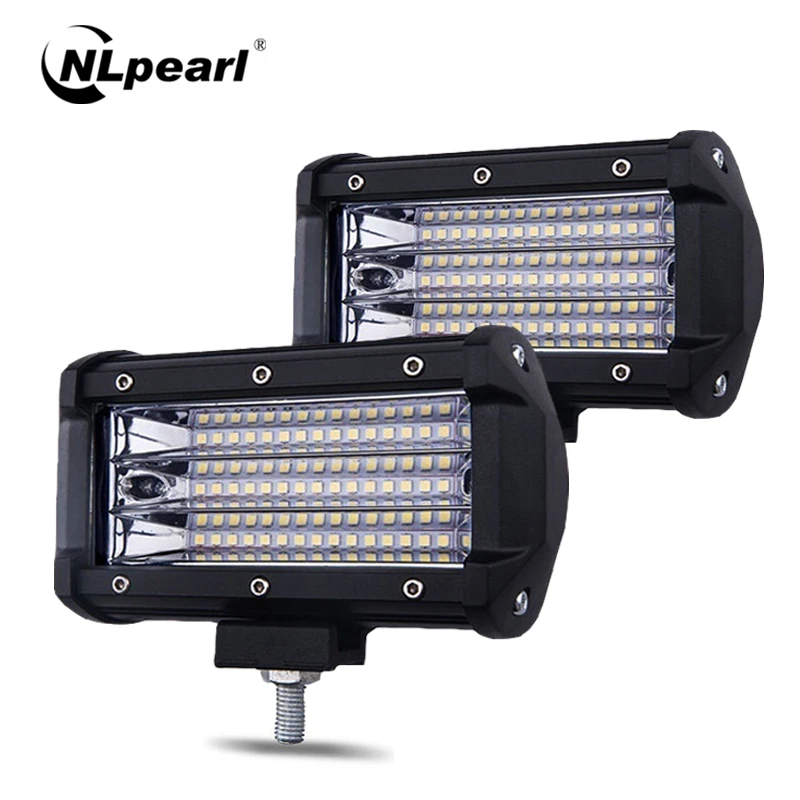 NLpearl 5 дюймов 135 Вт светодиодный рабочий светильник бар для внедорожников 4x4