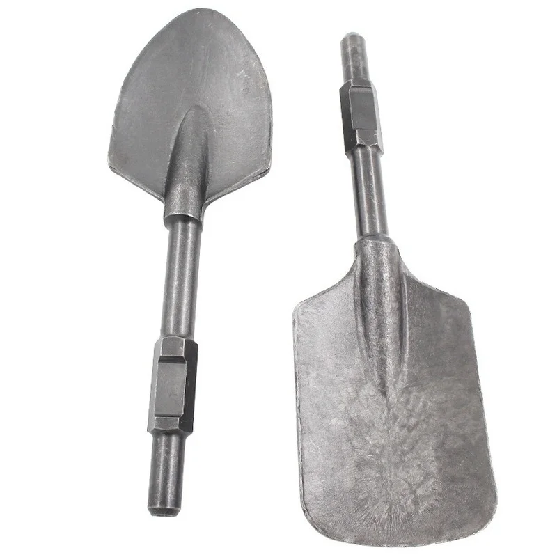 

Industrial Grade Thickened Electric Pick Shovel Construction Clay Spade Scoop Concrete Steel Chisel Plant Trees Shovel
