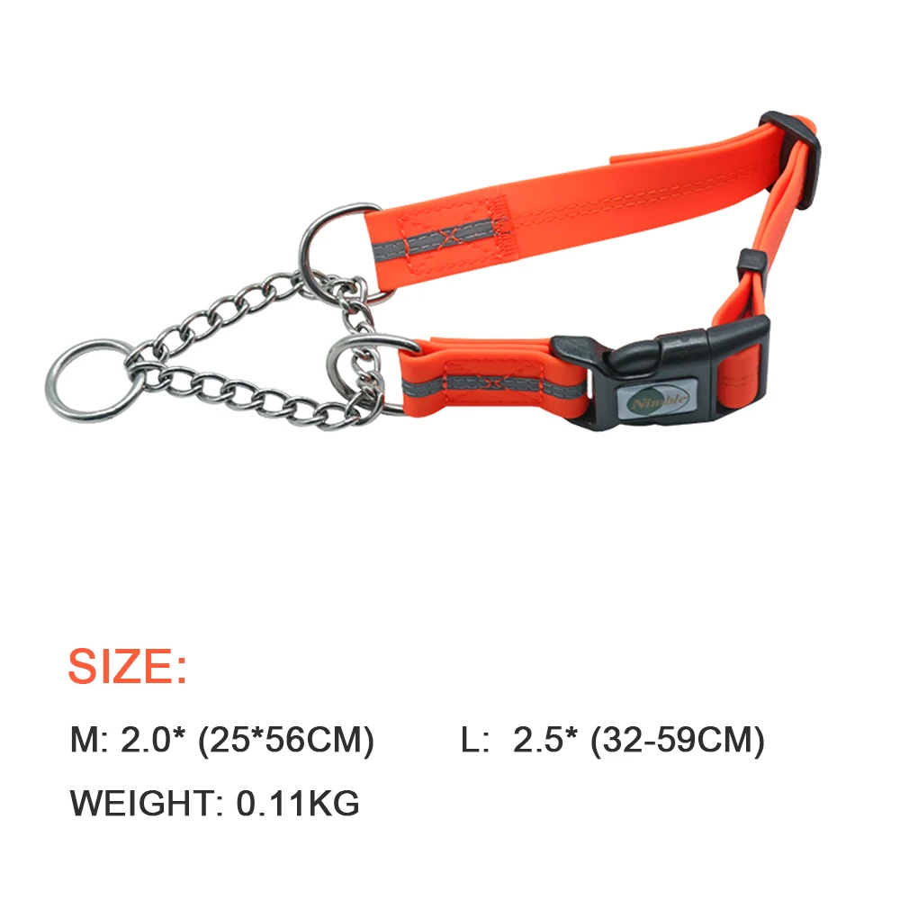 Pet dog collar Chain PVC reflective cushion anti-bite adjustable training for Big small dogs puppy pet products | Дом и сад