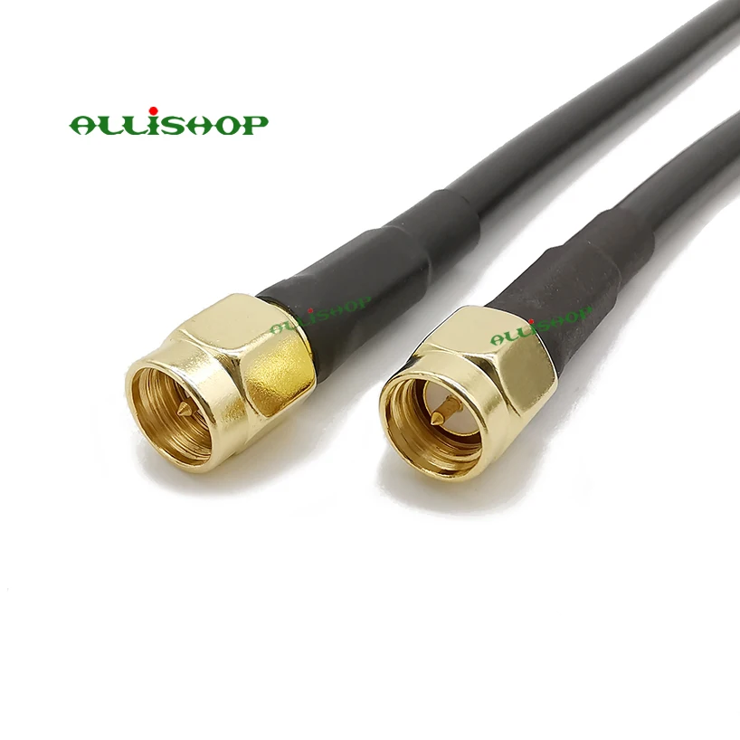 SMA штекер RF LMR200 свиной хвост с низкой потерей двойной экранированный