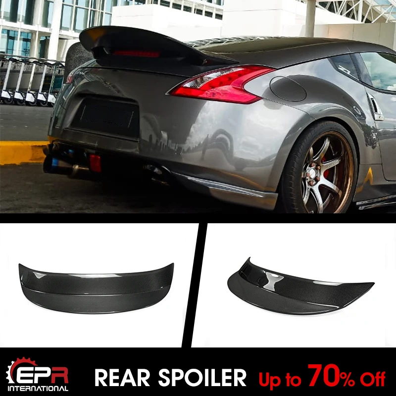 Автомобильный Стайлинг для Nissan 370Z AJT3 стиль глянцевое карбоновое волокно