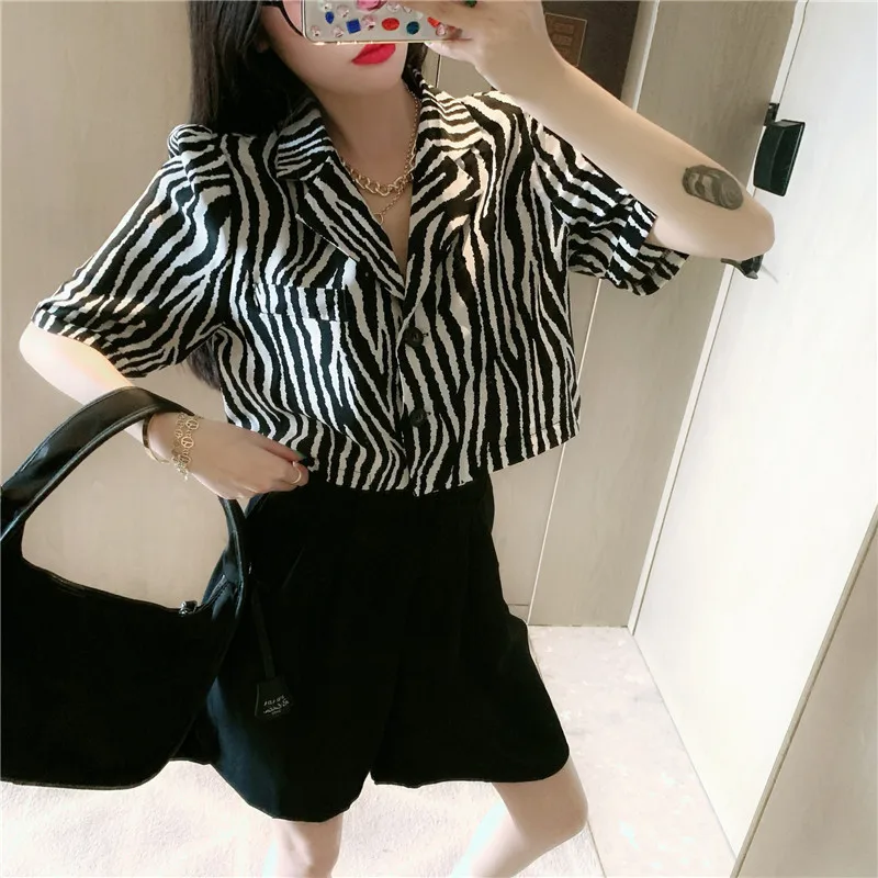 

COIGARSAM Short Sleeve Shirt Womens tops Women Shirts Q165