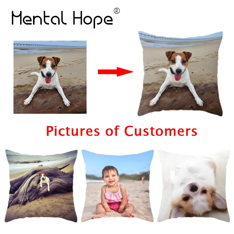 Наволочка для подушки с принтом льняная хлопковая наволочка индивидуальным