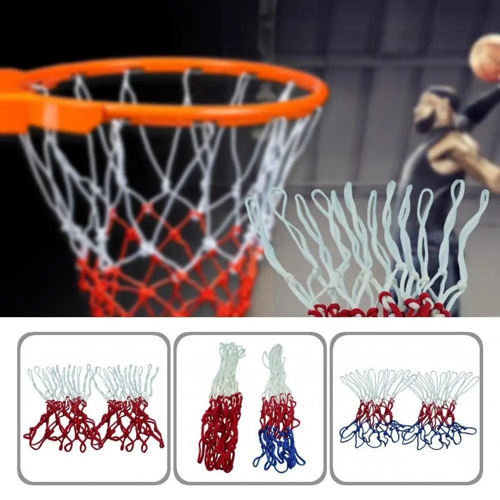 

High Strength PE Distinct Node Standard Basketball Hoop Net Sport Goods