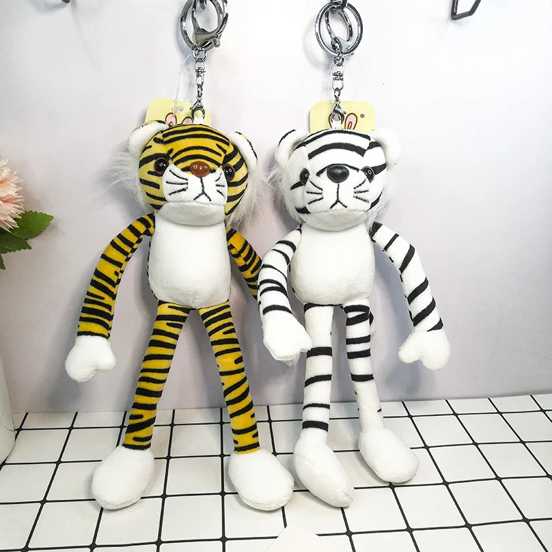 Новая крутая подвеска 23 см с милым тигром плюшевая Подвеска со знаком зодиака