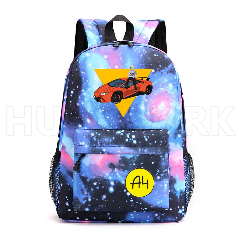 Школьные ранцы Мерч A4 для женщин и мужчин вместительный рюкзак с изображением
