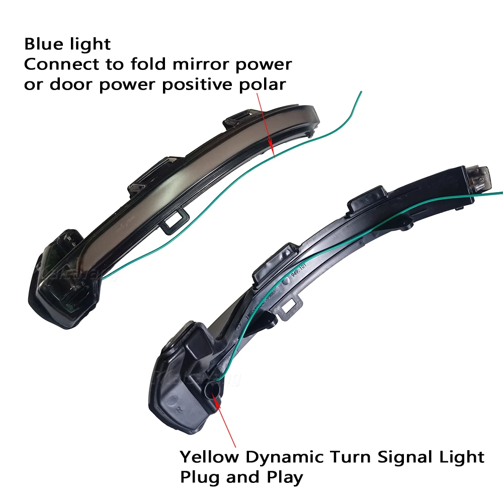 

Car accessories For VW Passat B8 CC 2019 Rline Dynamic Blinker LED Turn Signal Light Side Wing Mirror Indicator 2016 2017 2018
