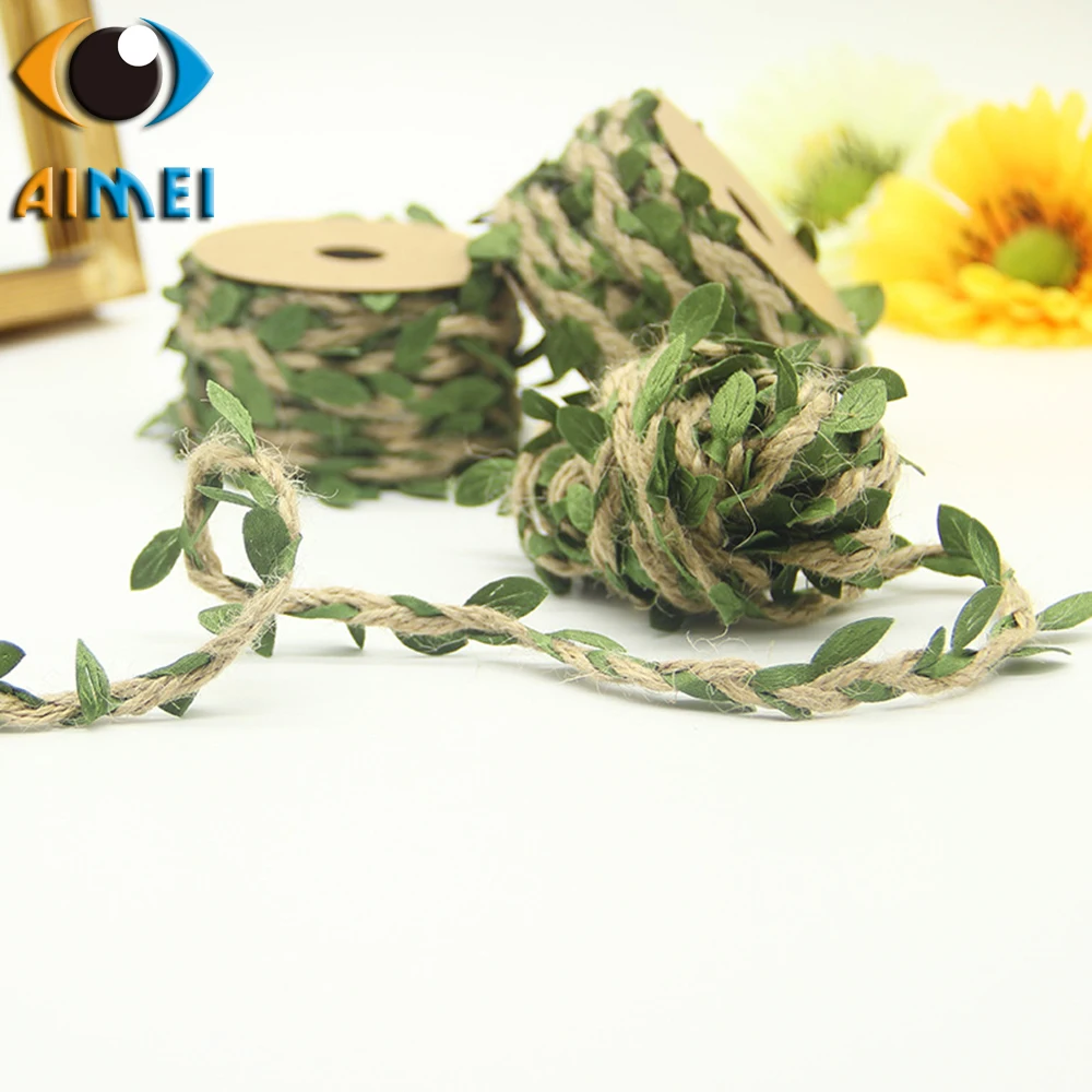 

Sen Rope 10 Meters Green Background Decoration Layout Simulation Wreath Rattan Bouquet Packing With Diy Materials And Accessorie