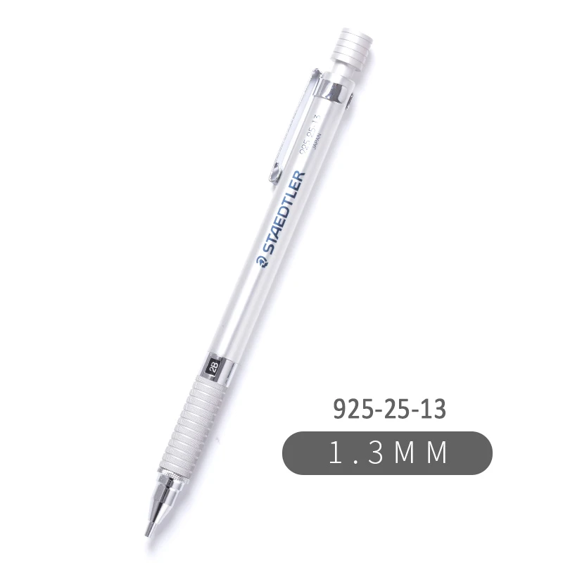 1 point 3mm Немецкий STAEDTLER 925 25 металлический механический карандаш 1,3 мм Серебряный Профессиональный чертёжный карандаш 2,0 мм архитектурный дизайн канцелярские принадлежности - Цвет: 1 point 3mm