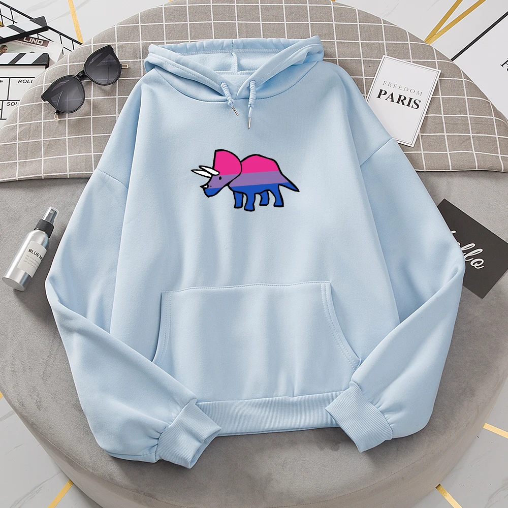 Осенне-зимняя женская толстовка большого размера с принтом динозавра забавные