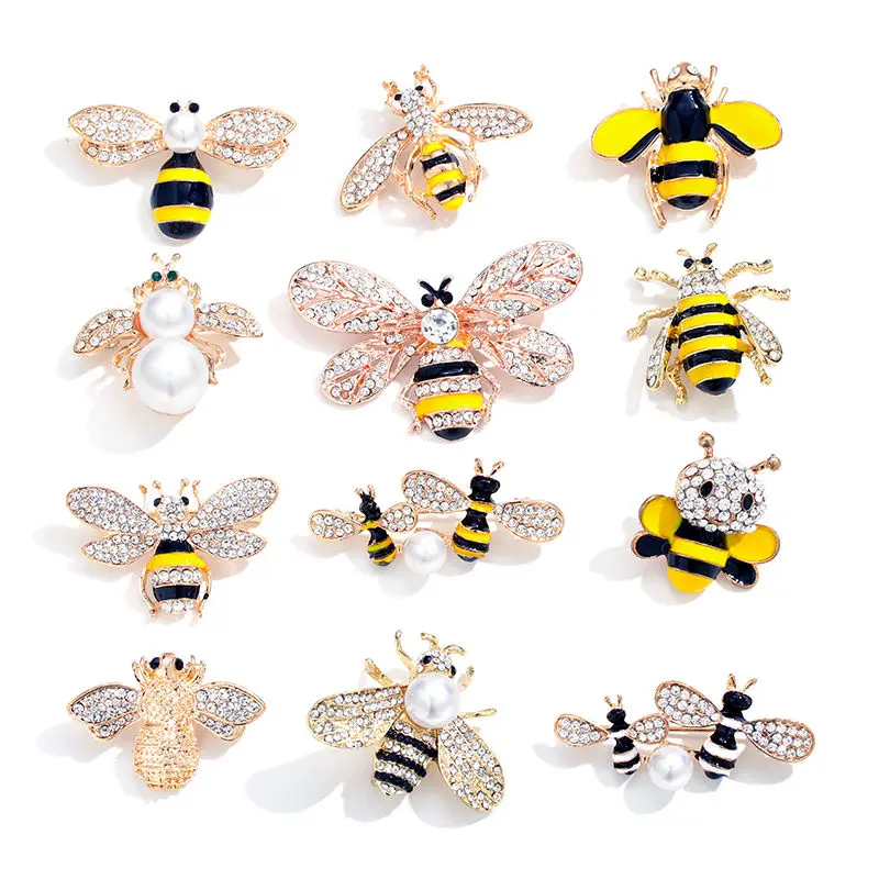 1 предмет Модный комплект 3D пчелы значок брошь ювелирные изделия моделькомплекты